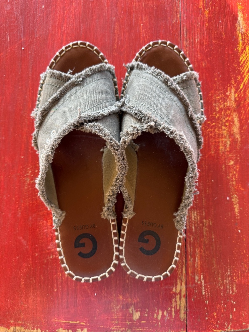 Guess espadrilles (green) 8.5